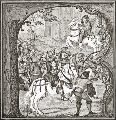 Leggenda dei tre morti e dei tre vivi, 1878 da English School